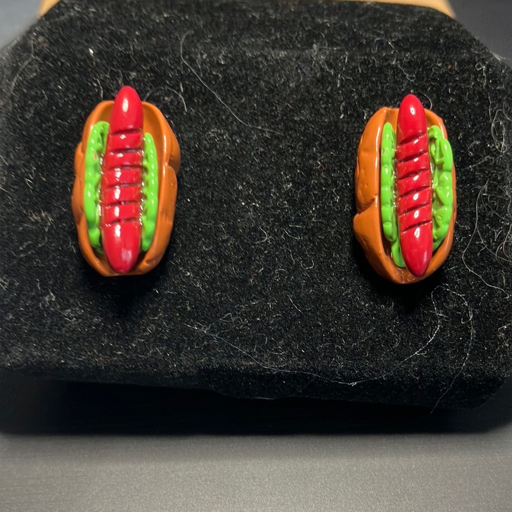 Cuff links hotdog!